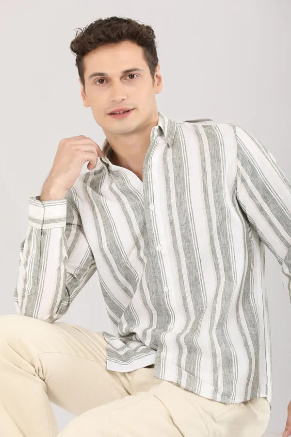 Green_And_White_Stripes_Full_Sleeve_Shirt