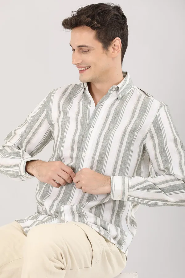 Green_And_White_Stripes_Full_Sleeve_Shirt