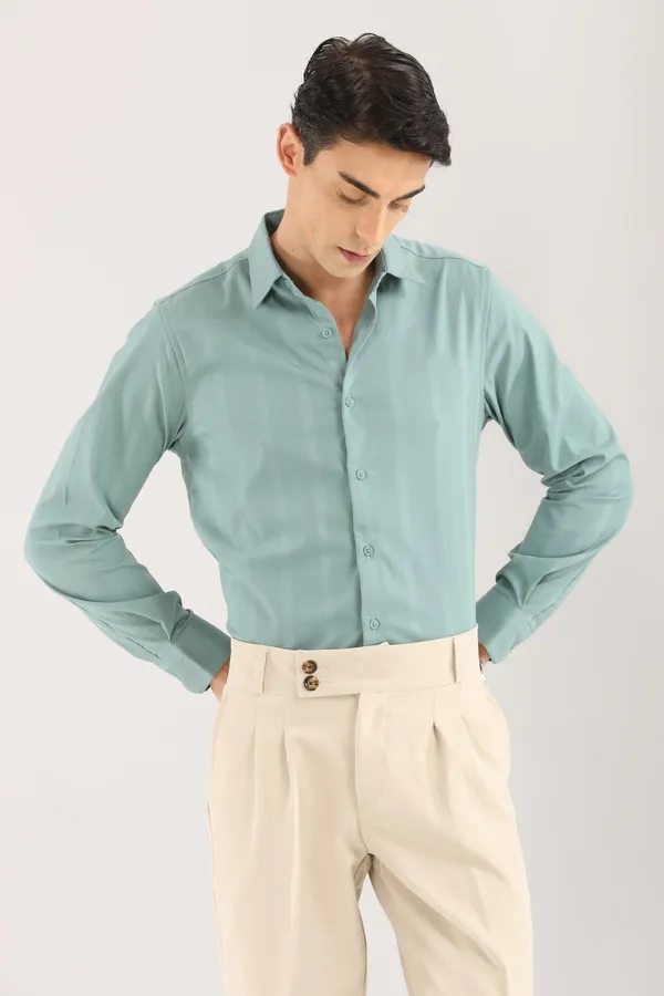 Light_Green_Striped_Self_Stripe_Full_Sleeve_Shirt