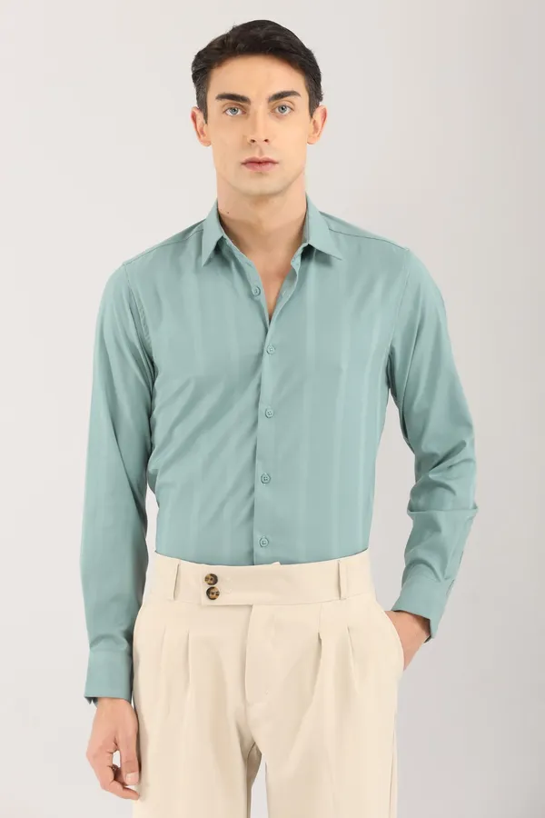Light_Green_Striped_Self_Stripe_Full_Sleeve_Shirt