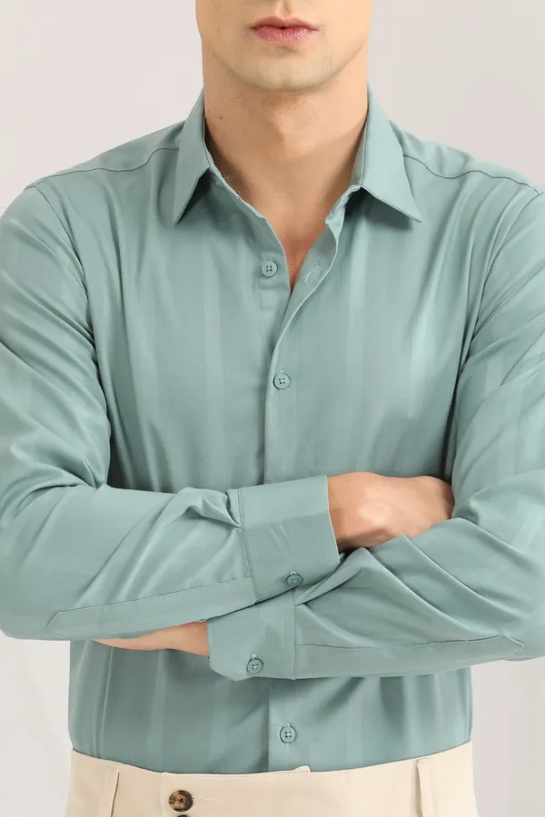 Light_Green_Striped_Self_Stripe_Full_Sleeve_Shirt