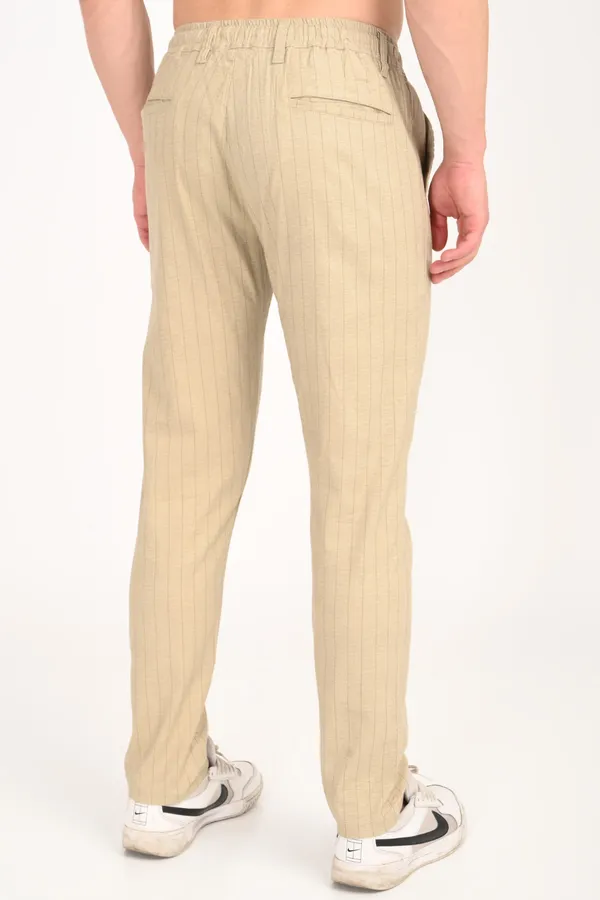 Light_Beige_Cotton_Regular_Trouser_For_Men