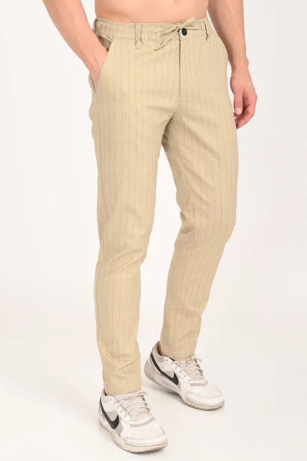 Light_Beige_Cotton_Regular_Trouser_For_Men