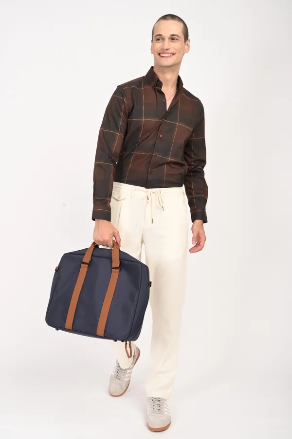 Brown_Cotton_Regular_Shirts_For_Men