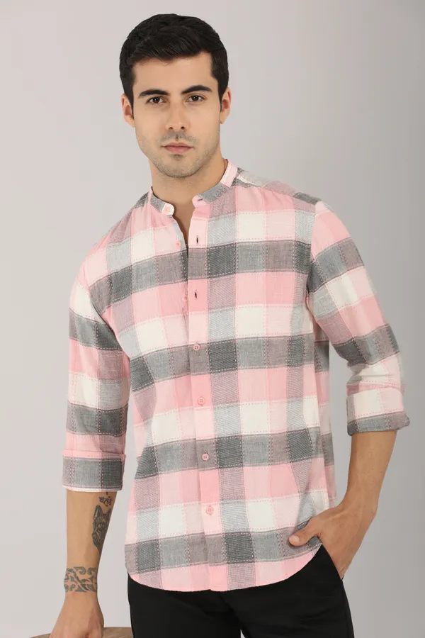 Green_Light_Linear_Contemporary_Design_&_Comfortable_Fit_Shirt