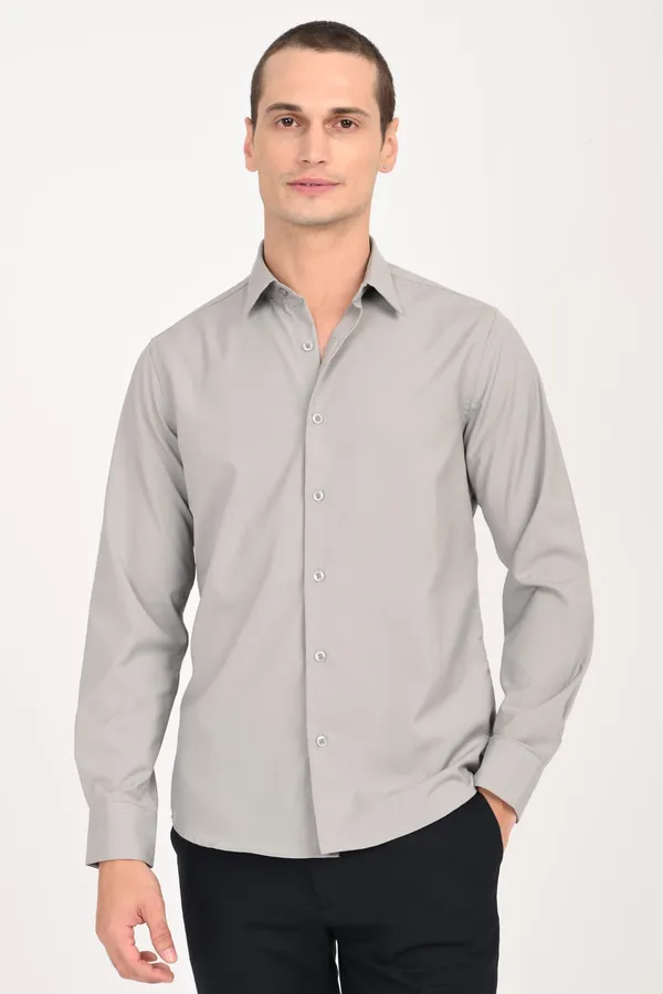 Grey_Cotton_Regular_Shirts_For_Men