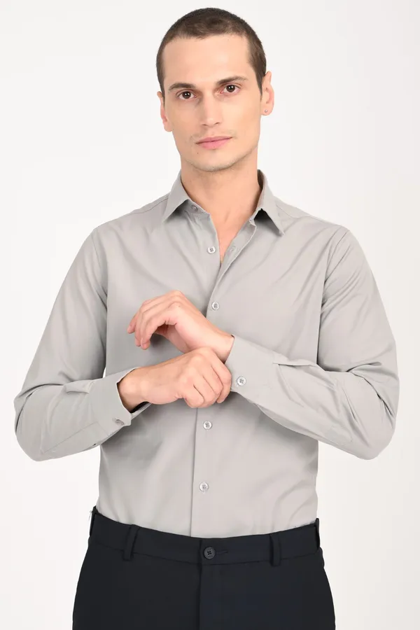 Grey_Cotton_Regular_Shirts_For_Men