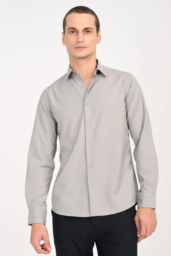 Grey_Cotton_Regular_Shirts_For_Men