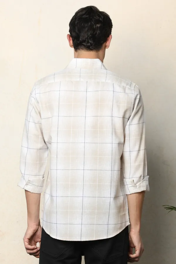 Light_Beige_With_Blue_Checks_Full_Sleeve_Shirt