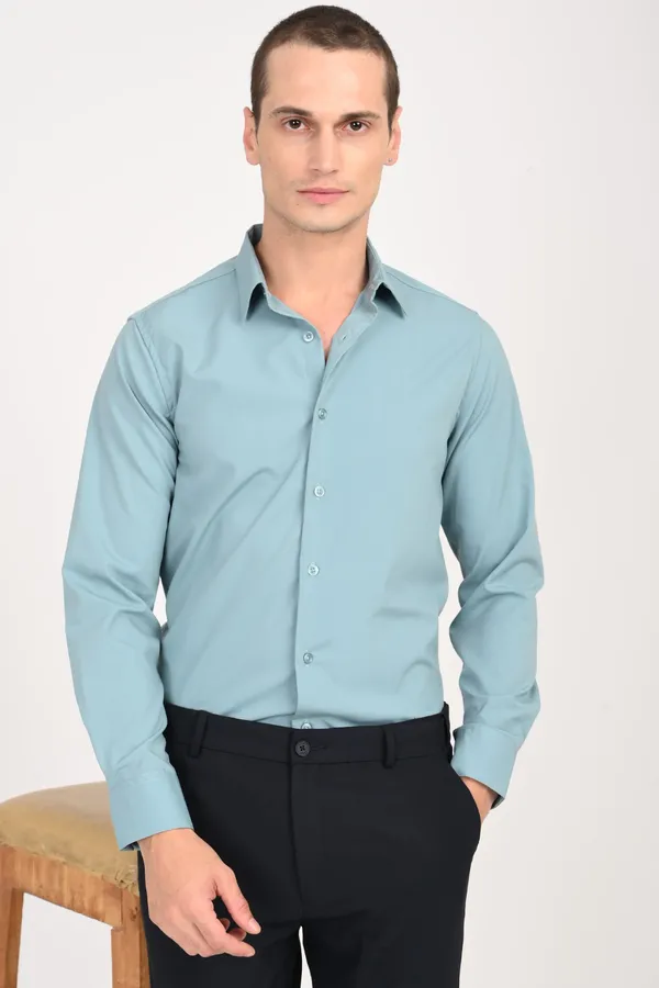 Sky_Blue_Cotton_Regular_Shirts_For_Men