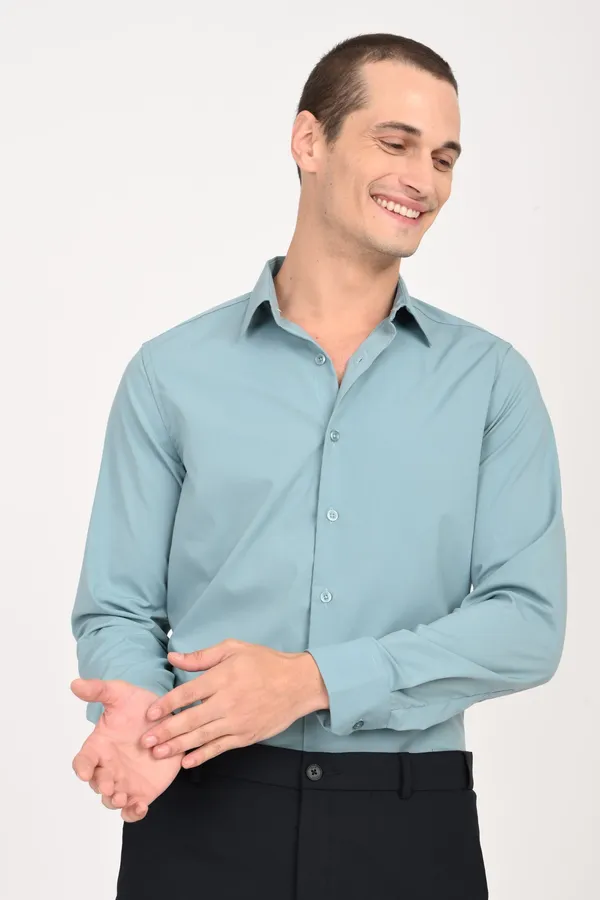 Sky_Blue_Cotton_Regular_Shirts_For_Men