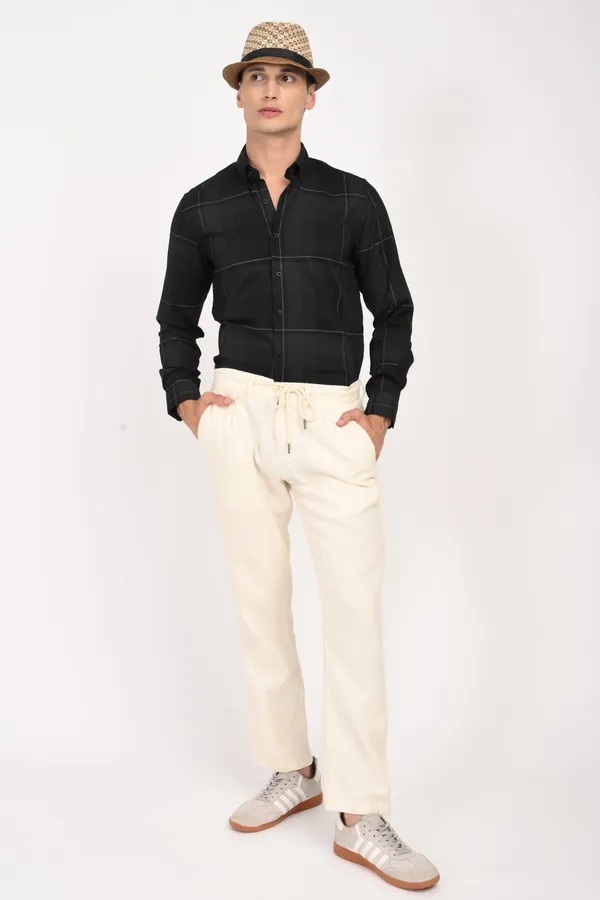 Black_Cotton_Regular_Shirts_For_Men
