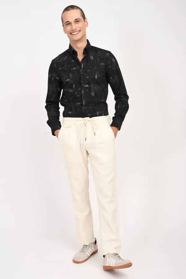 Black_Cotton_Regular_Shirts_For_Men