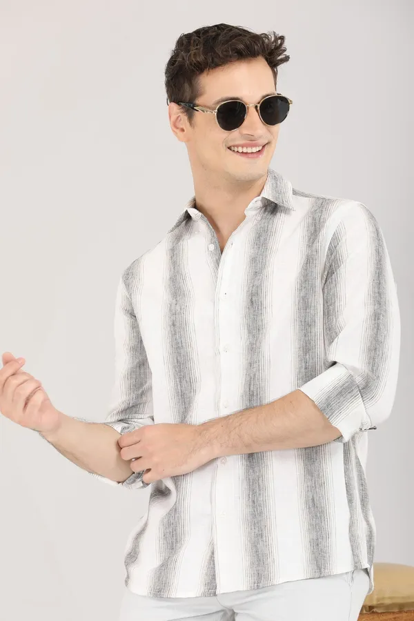 White_And_The_Subtle_Grey_Stripes_Full_Sleeve_Shirt
