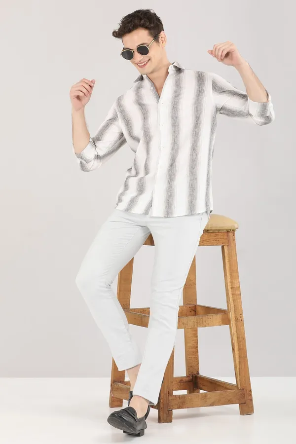 White_And_The_Subtle_Grey_Stripes_Full_Sleeve_Shirt