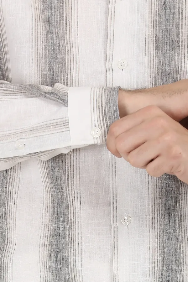 White_And_The_Subtle_Grey_Stripes_Full_Sleeve_Shirt