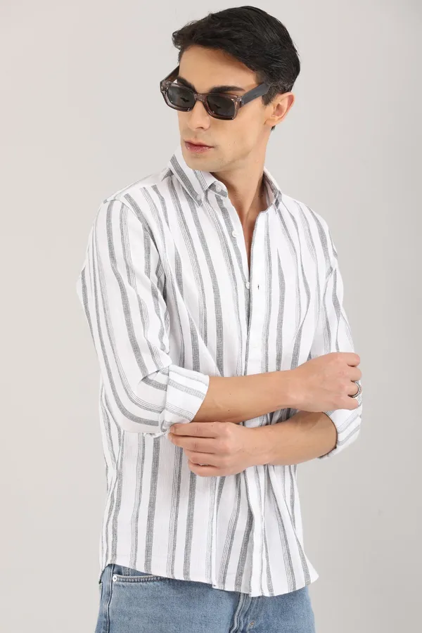 White_Base_And_Chic_Grey_Stripes_Full_Sleeve_Shirt