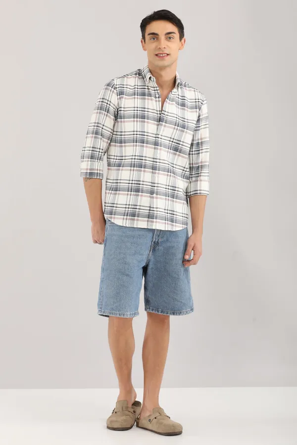 White_Checks_Regular_Fit_Full_Sleeve_Shirt