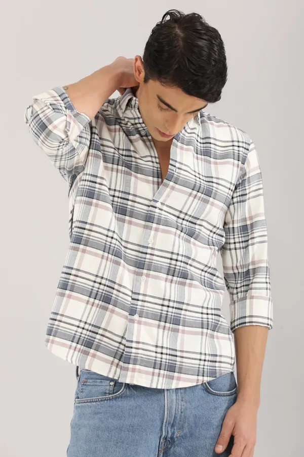 White_Checks_Regular_Fit_Full_Sleeve_Shirt