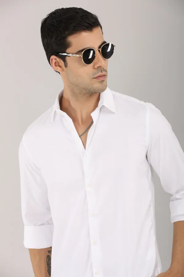 White_Self_Design_Full_Sleeve_Shirt