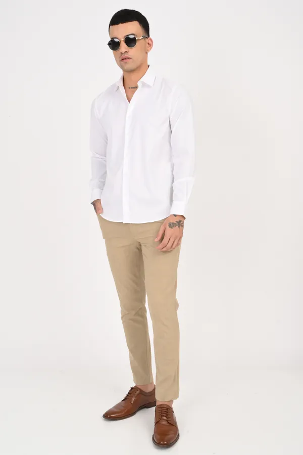 White_Plain_Full_Sleeve_Shirt