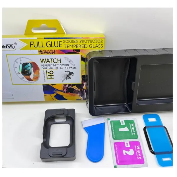 Transparent_41Mm_Screen_Protector_Tempered_Glass_Guard_For_Apple_Watch_Series_7_&_8_Size:41Mm_With_Applicator_Toolkit_For_Easy_&_Bubble_Free_Installation