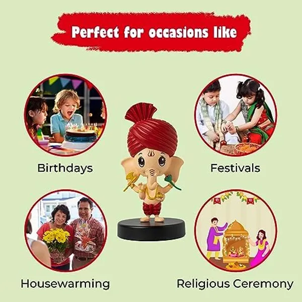 Multicolour_Buko_Bal_Ganesh_Bobblehead_Idol_Car_Dashboard_&_Home_Decor_Ganpati_Murti_Good_Luck_Statue_With_Axe_&_Flower