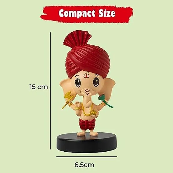 Multicolour_Buko_Bal_Ganesh_Bobblehead_Idol_Car_Dashboard_&_Home_Decor_Ganpati_Murti_Good_Luck_Statue_With_Axe_&_Flower