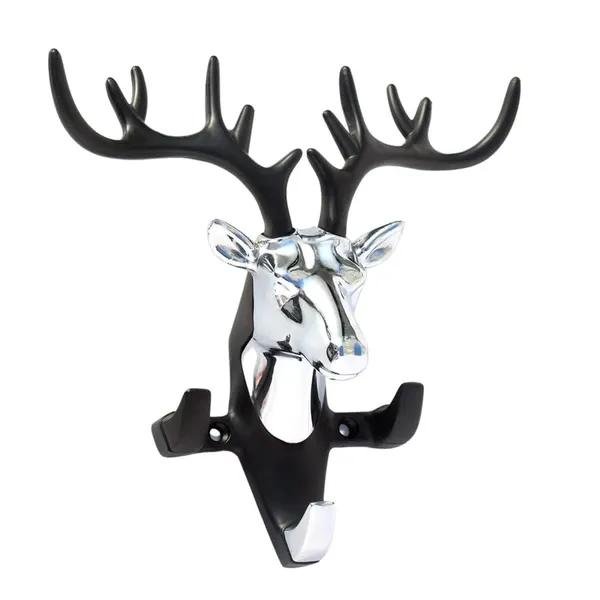 White_Wall_Key_Holder_&_Hanger_For_Home_Decor_Premium_Wall_Mount_Hanger_Hook_For_Clothes_Keychain_Bag_Belt_Hat_Holder_Stand
