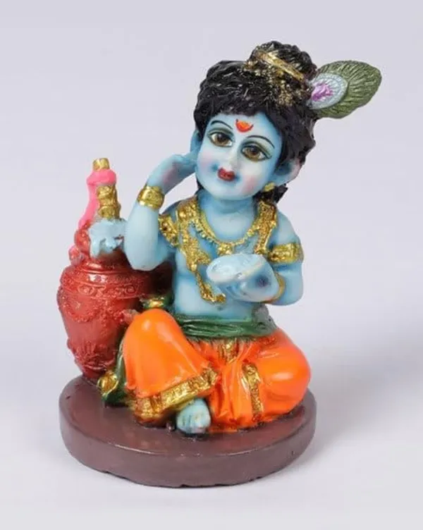 Multicolour_Car_Dashboard_Idols_And_Resin_Murti_For_Home_Office_Sitting_Krishna_6736_3.1Inch