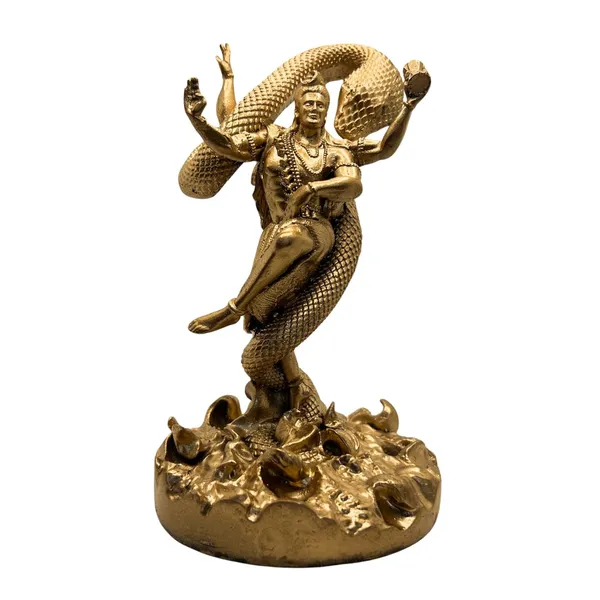 Multicolour_Car_Dashboard_Idols_And_Resin_Murti_For_Home_Office_Mystical_Shiva_Gold_3.9Inch