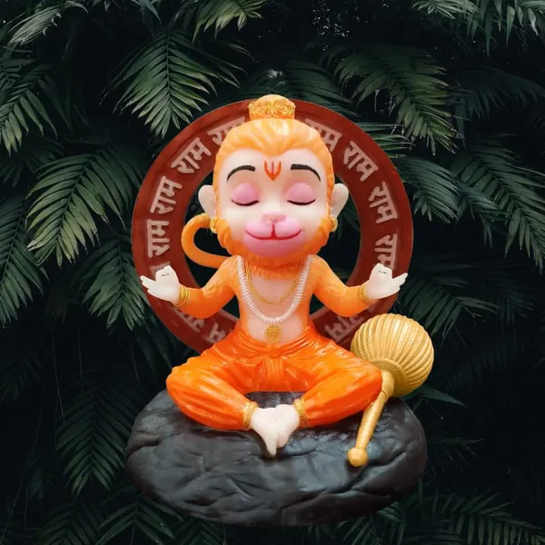 Multicolour_Bal_Hanuman_Ji_Idol_Mini_Murtees_Bajrangbali_Murti_Best_For_Home_Decor_&_Car_Dashboard_Premium