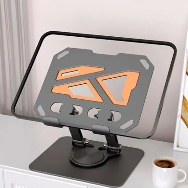 Black_Adjustable_Tablet_Stand_With_360_Degree_Rotating_Base_Ergonomic_Foldable_And_Portable_Stand_For_All_Ipad/Tablet_&_Smartphones