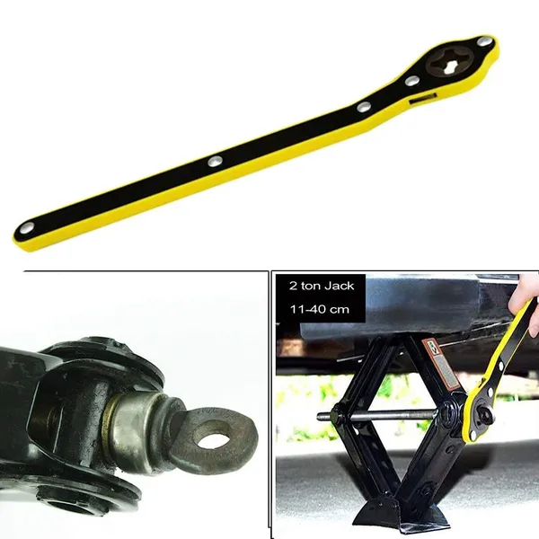 Yellow_Heavy_Duty_Universal_Car_Jack_Ratchet_Wrench_360_Degree_Forward_And_Reverse_Knob_With_Labor_Saving_Design_Scissor_Jack_Lift_Speed_Handle_Jack_Lug_Handle_Tool_For_Tire_And_Wheel_Maintenance