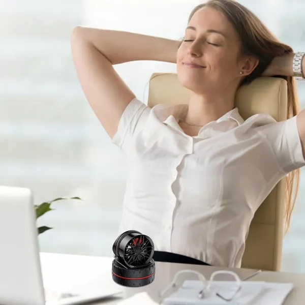 Black_Solar_Rotating_Car_Dashboard_Air_Freshener/Perfume_Diffuser_&_Humidifier_Metal_Body_&_Alloy_Wheel_Design