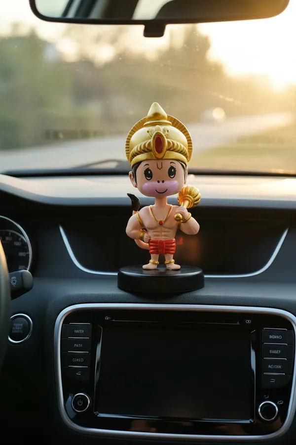 Multicolour_Car_Dashboard_Decoration_Items_God_Idol_&_Miniature_Toys_Stylish_Car_Decor_Accessories_For_Car_Home_&_Office_Hanuman_Ji