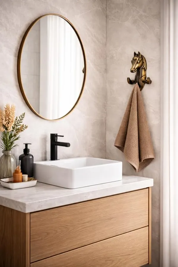 Multicolour_Decorative_Kitchen_&_Bathroom_Towel_Holder_With_Wall_Hooks_Heavy_Duty_Multipurpose_Coat_Cloth_&_Key_Hanger_For_Kitchen_Bathroom_Door_&_Home_Decor