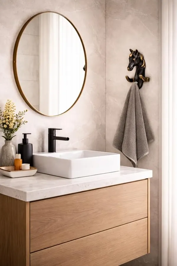 Black_Decorative_Kitchen_&_Bathroom_Towel_Holder_With_Wall_Hooks_Heavy_Duty_Multipurpose_Coat_Cloth_&_Key_Hanger_For_Kitchen_Bathroom_Door_&_Home_Decor