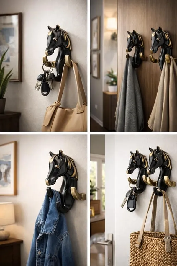 Black_Decorative_Kitchen_&_Bathroom_Towel_Holder_With_Wall_Hooks_Heavy_Duty_Multipurpose_Coat_Cloth_&_Key_Hanger_For_Kitchen_Bathroom_Door_&_Home_Decor