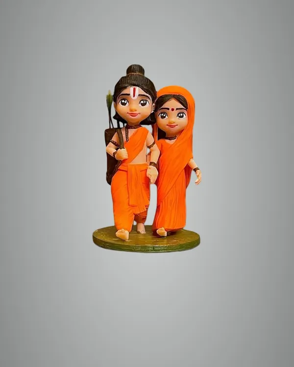 Orange_Ram_Sita_God_Idols_For_Car_Dashboard_Office_Desk_&_Home_Decor