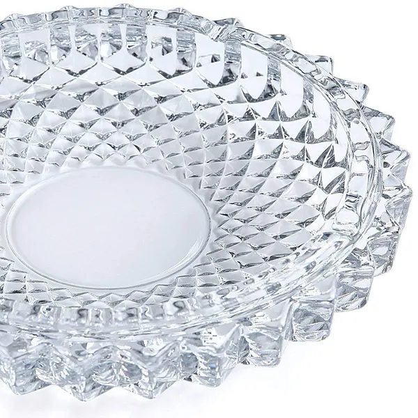 Multicolor_Crystal_Quality_Heavy_Glass_Ashtray_(Ash_Tray_18_Cm_2Pc)