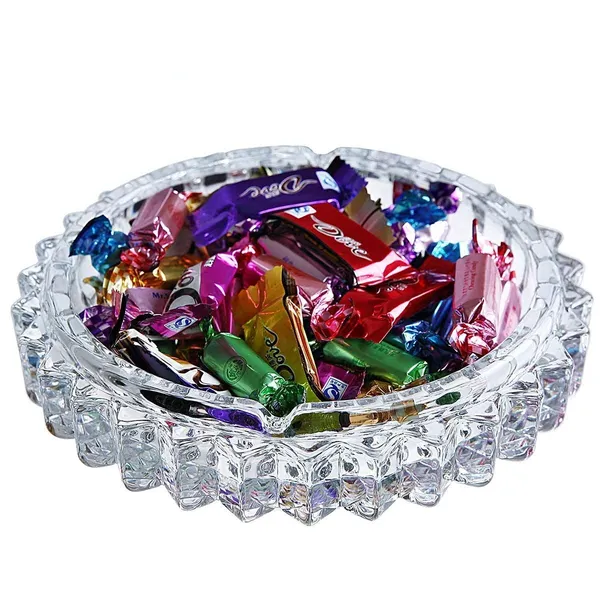 Multicolor_Crystal_Quality_Heavy_Glass_Ashtray_(Ash_Tray_18_Cm_2Pc)