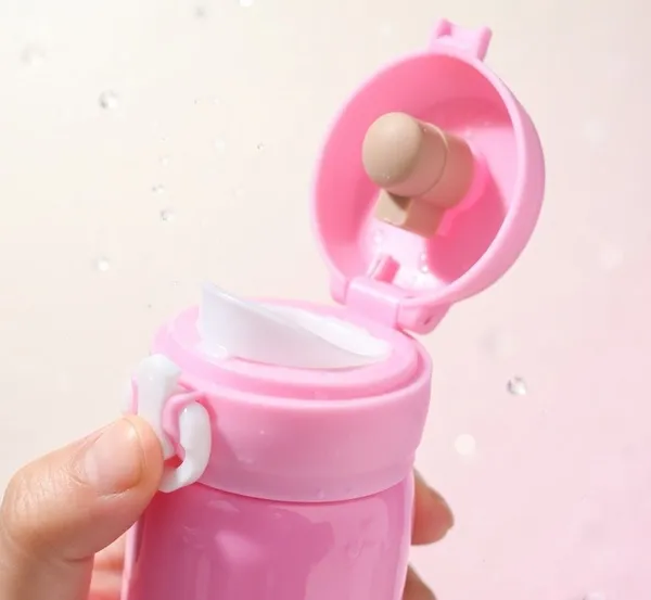 HALO_NATION_Cute_Water_Bottle_for_Kids_500ml_–_Pink_Stainless_Steel_Insulated_Bottle_500_ML_500_ml_Stainless_Steel_Bottle_(Pack_of_1,_Pink)