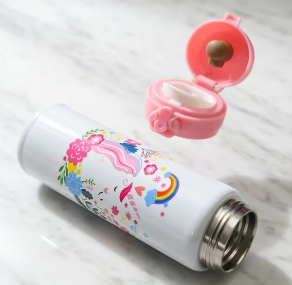 HALO_NATION_Cute_Water_Bottle_for_Kids_500ml_–Stainless_Steel_Insulated_Bottle_500_ML_500_ml_Stainless_Steel_Bottle_(Pack_of_1,_Pink)