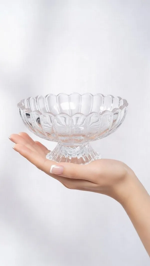 GR8INDIA®_Glass_Dessert_Bowl_310ml_Ice_Cream_Bowl_Desert_Serving_Wave_Design_Glass_Bowl,_Pudding_Icecream_Cup_Disposable_(Pack_of_6,_Clear)