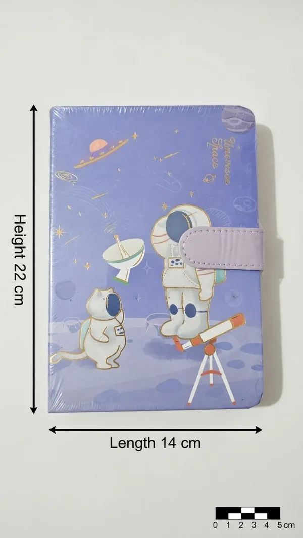 HALO_NATION_PERSONAL_DIARY_WITH_FREE_SURPRISE_GIFT_INSIDE_A5_Diary_THICK_RULED_192_Pages_(Purple,_Red,_Pack_of_2)