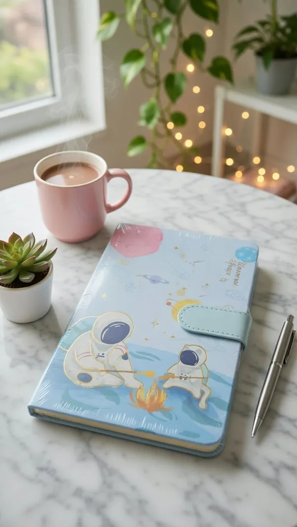 HALO_NATION_PERSONAL_DIARY_WITH_FREE_SURPRISE_GIFT_INSIDE_A5_Diary_THICK_RULED_192_Pages_(Blue)