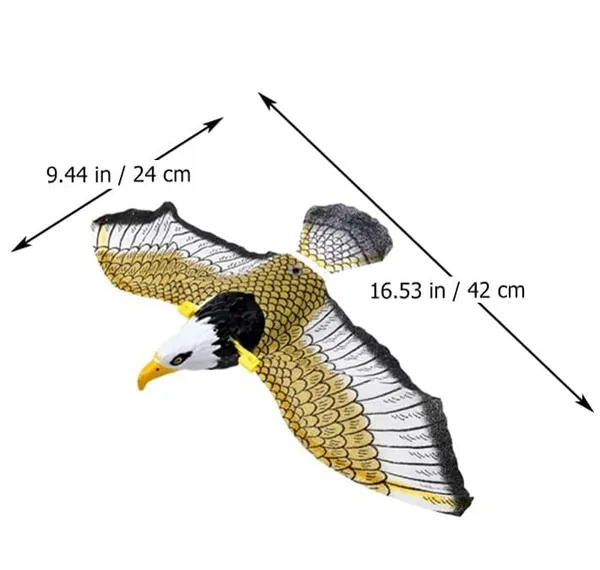 HALO_NATION®_Battery_Operated_Eagle_Toy,_String_Attached_360_Degree_Revolving_Flying_Bird_Toy
