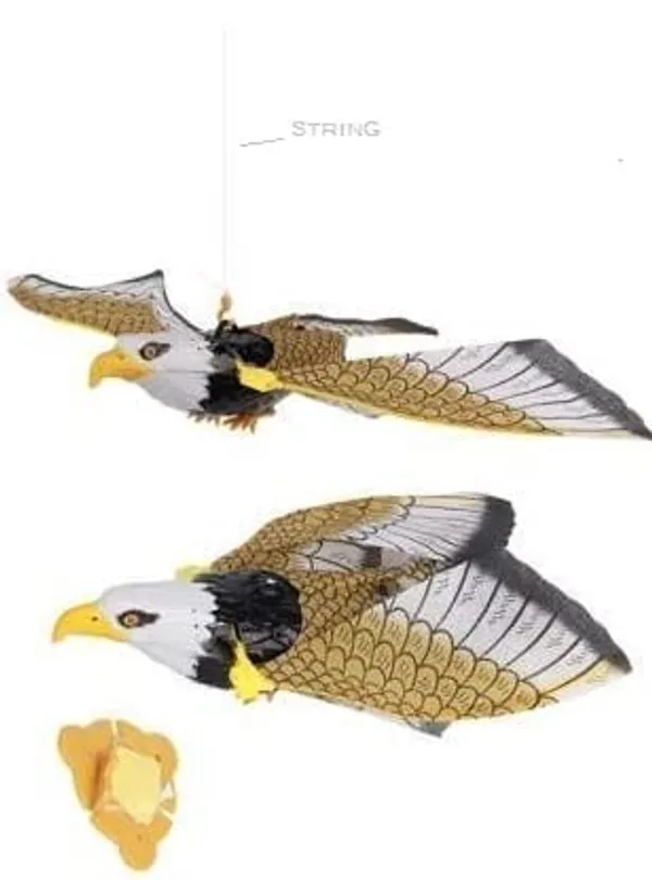 HALO_NATION®_Battery_Operated_Eagle_Toy,_String_Attached_360_Degree_Revolving_Flying_Bird_Toy