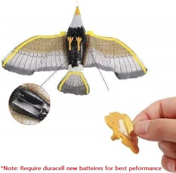 HALO_NATION®_Battery_Operated_Eagle_Toy,_String_Attached_360_Degree_Revolving_Flying_Bird_Toy
